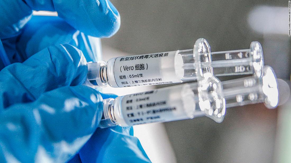 Almost a million people have been given an experimental
Chinese coronavirus vaccine, pharmaceutical giant claims 1