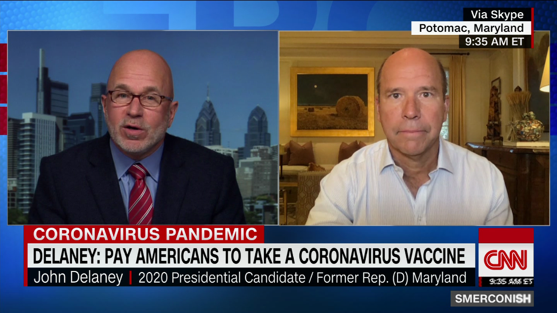 John Delaney: Pay Americans to take Covid-19 vaccine 1