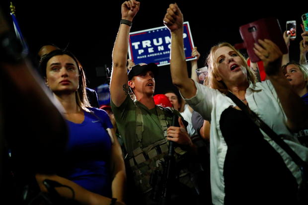 Several post-election protests in numerous cities get
heated 1