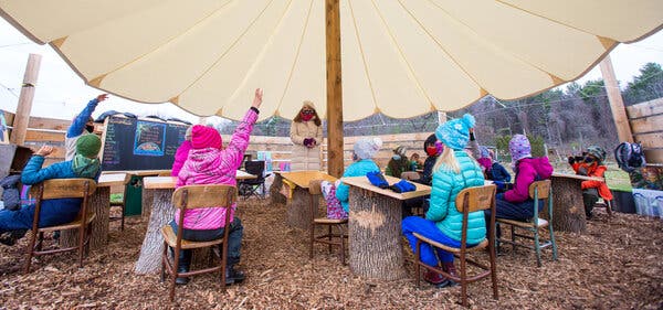 As Winter Looms, Outdoor Schools Face Tough
Decisions 1