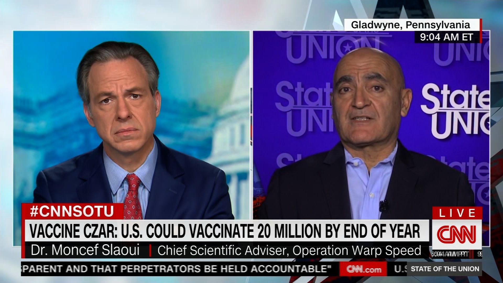 Dr. Moncef Slaoui says some people may be confused over the
efficacy rates of Covid-19 candidates 1