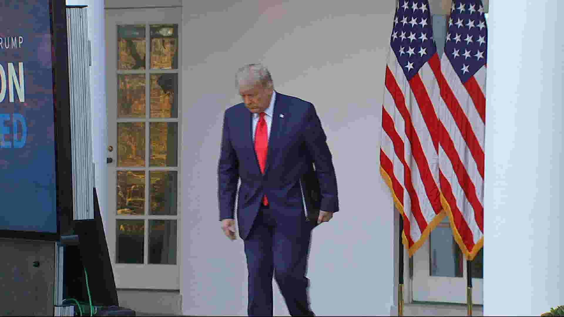 Trump rules out COVID 'lockdown' for his term 1