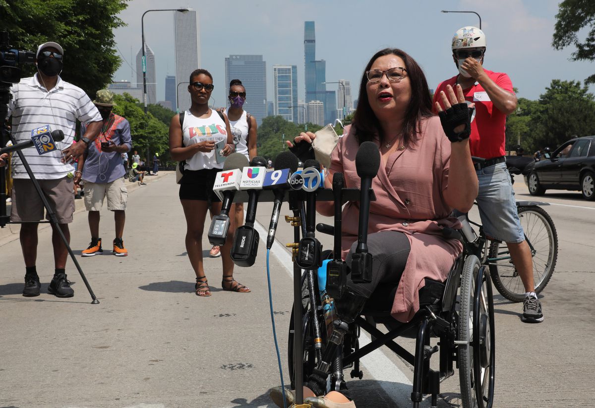 The Spin: In interview, Duckworth says she’d consider a
Biden Cabinet spot if offered | Lightfoot on COVID-19 orders and
mixed messages | Illinois at ‘crisis level’ with virus, Pritzker
says 1 The Spin: In interview, Duckworth says she’d consider a
Biden Cabinet spot if offered | Lightfoot on COVID-19 orders and
mixed messages | Illinois at ‘crisis level’ with virus, Pritzker
says 1