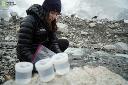 'Real eye-opener': Microplastic pollution discovered in snow
near top of Mount Everest 1
