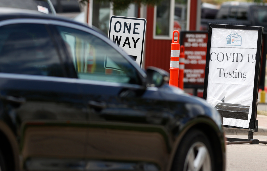 Denver to open third drive-up COVID-19 testing site as
demand surges 1