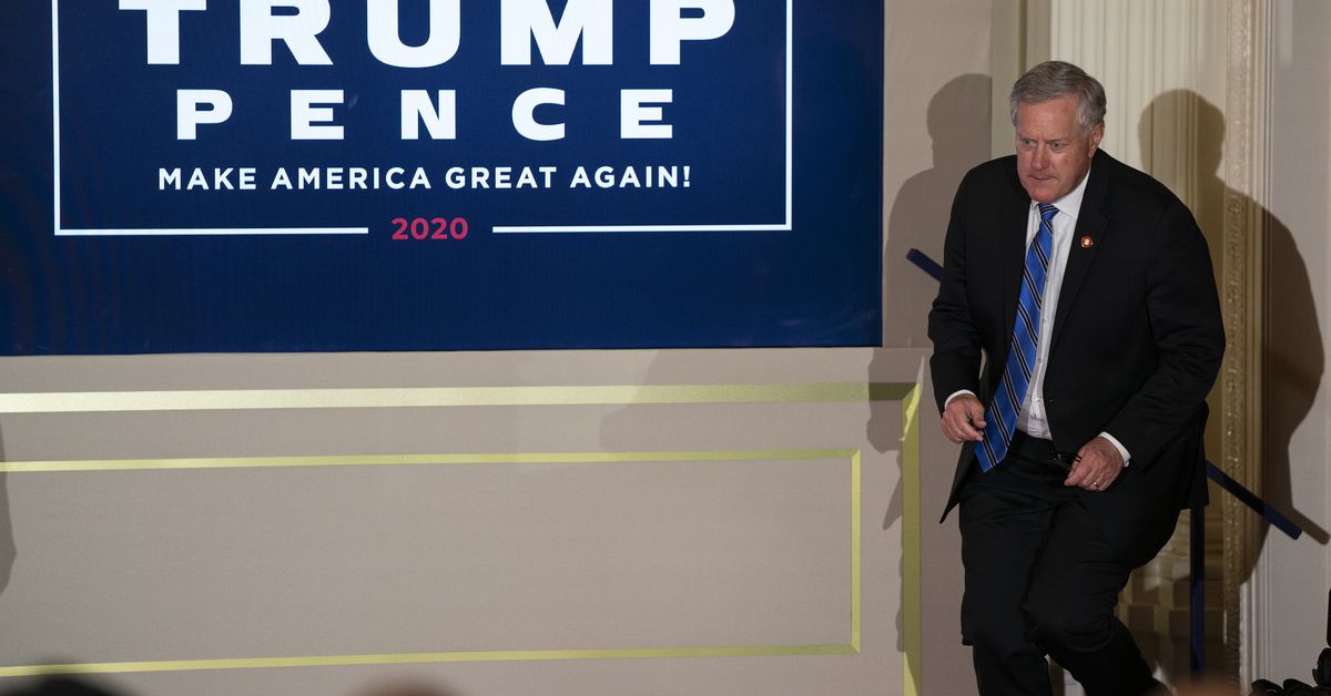 Trump chief of staff Mark Meadows diagnosed with
COVID-19 1