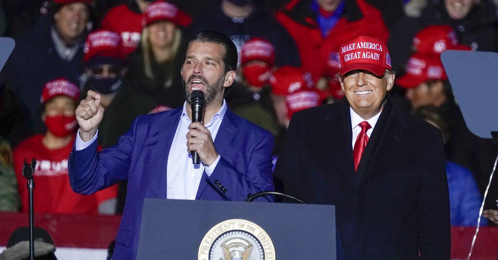 Donald Trump, Jr. tests positive for COVID-19 1