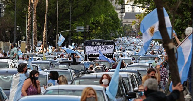 Thousands Protest Against Socialism in Argentina 1