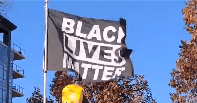 WATCH: BLM Protester Dances with Effigy of Beheaded Donald
Trump 1