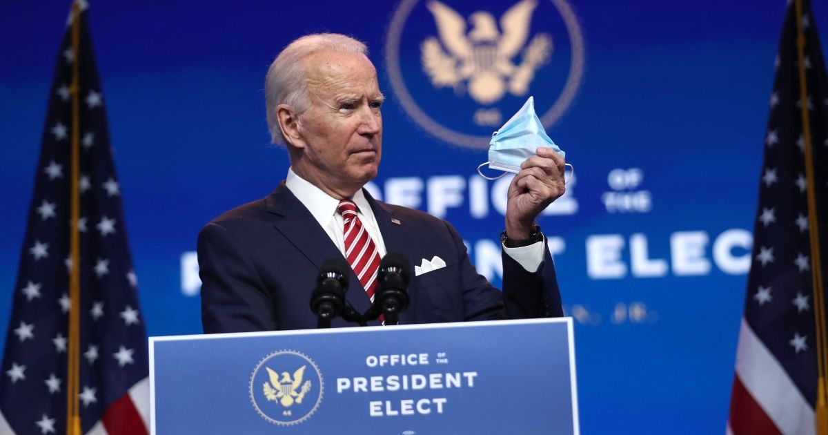 Biden Urges Americans To Wear Masks Until Inauguration
Day 1