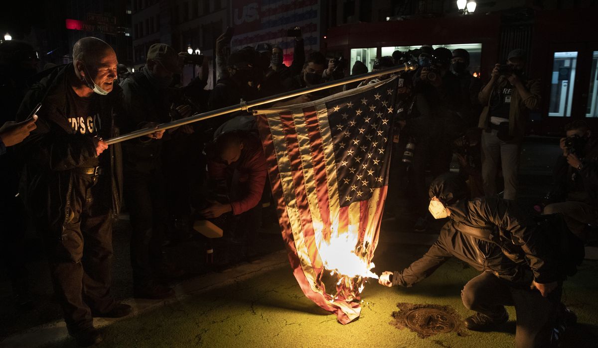 Widespread violence in New York, Portland, Minneapolis amid
election protests 1