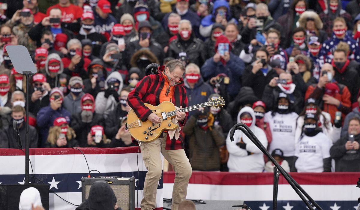 Ted Nugent rails against 'thug' George Floyd more than five
months after death sparked protests 1