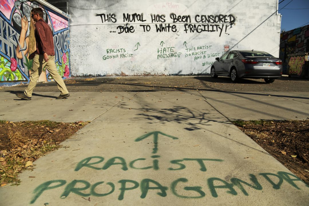 George Floyd, gentrification murals vandalized in Denver
ahead of 2020 election 1