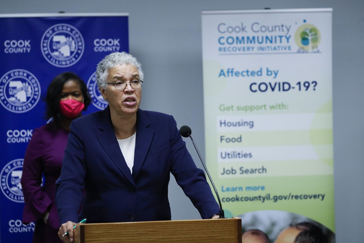 Cook County launches legal aid program for those facing
eviction, foreclosure or massive debt tied to COVID-19 1