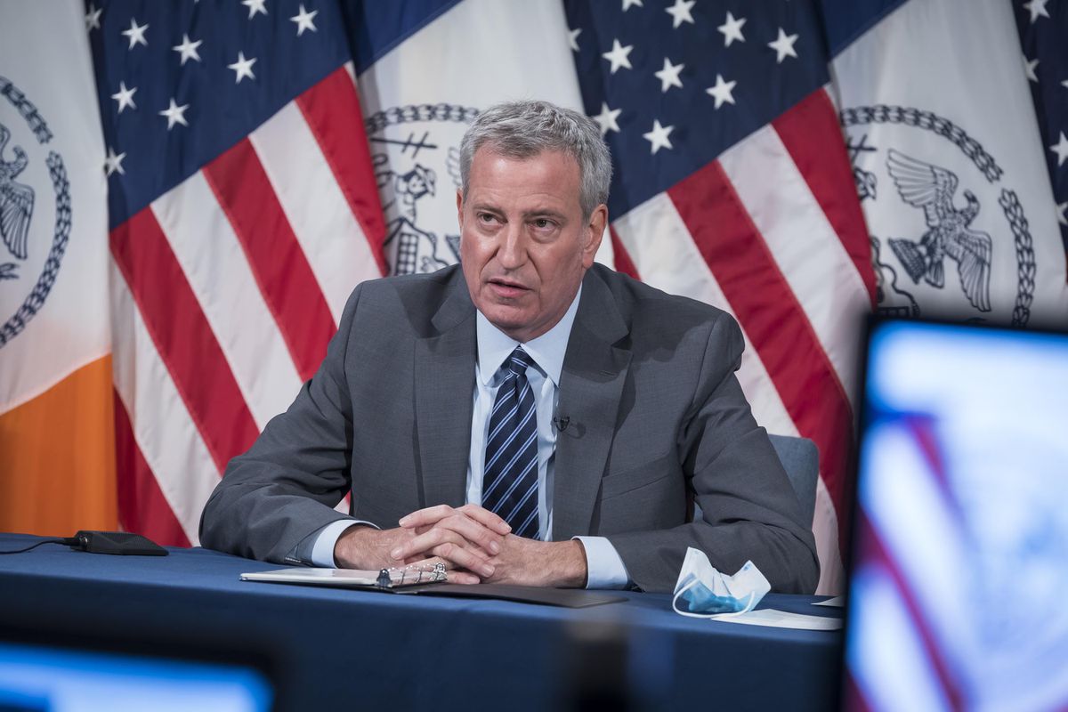 NYC public school re-opening regrets, de Blasio has a few,
but stops short of saying sorry 1 NYC public school re-opening regrets, de Blasio has a few,
but stops short of saying sorry 1