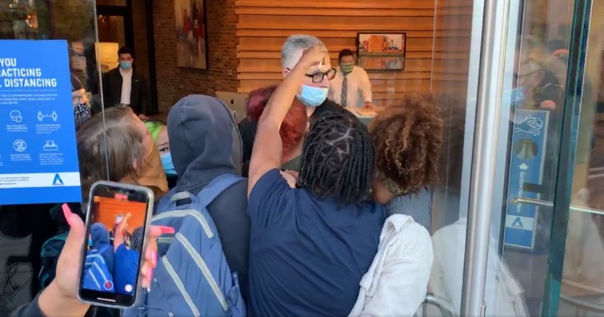 Leftists Storm News Station for Daring To Report on Rioters
Being Arrested 1