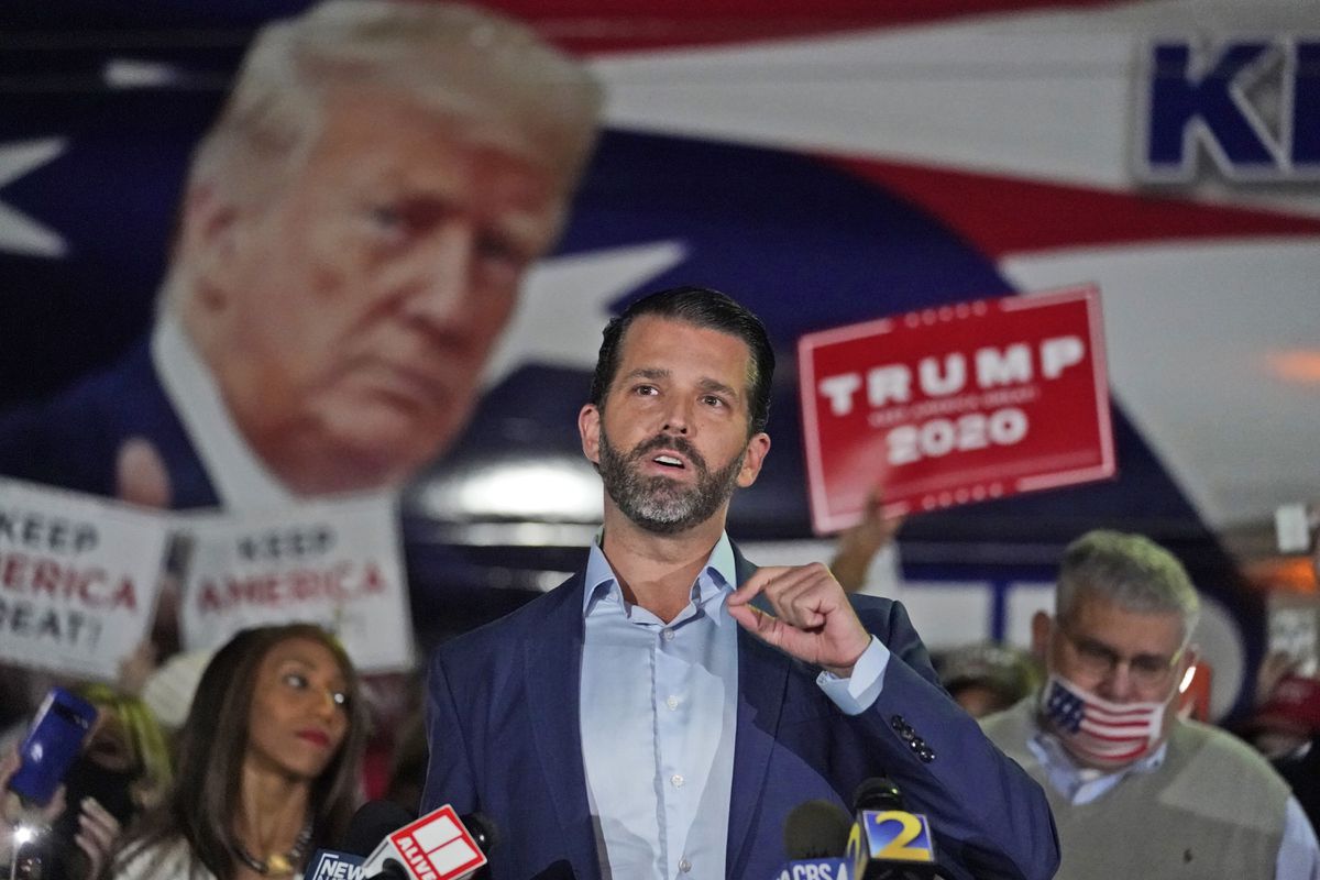 Don Trump Jr. tests positive for coronavirus:
spokesman 1
