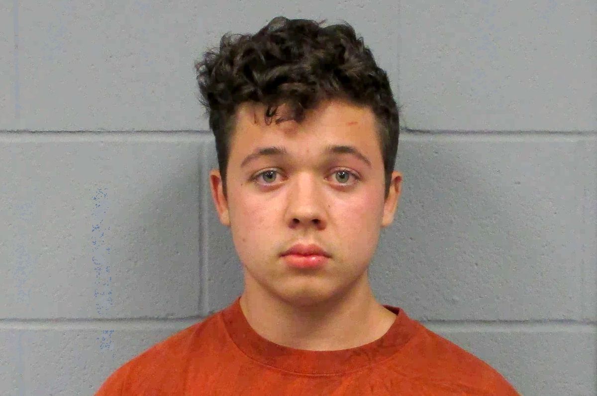Kyle Rittenhouse, 17-year-old charged with fatally shooting
2 people in Kenosha protests, poses with ‘Silver Spoons’ actor
after posting $2 million bail 1
