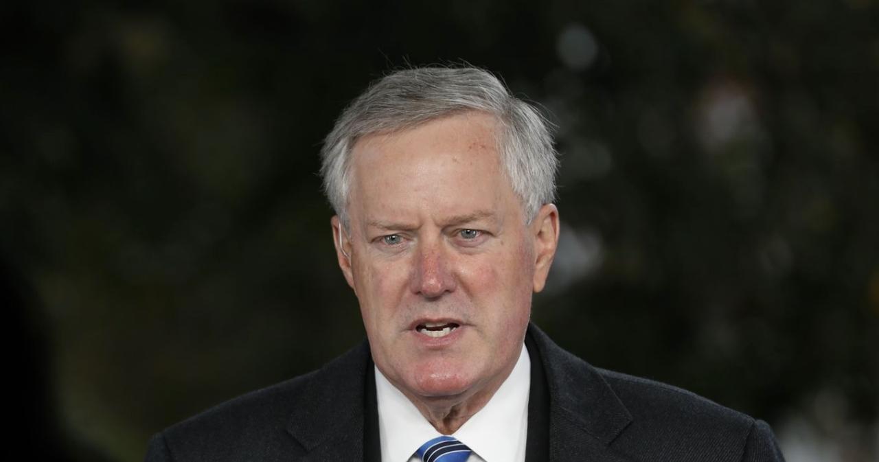 White House Chief Of Staff Mark Meadows Tests Positive For
COVID-19 As Battle Over Vote Count Rages 1