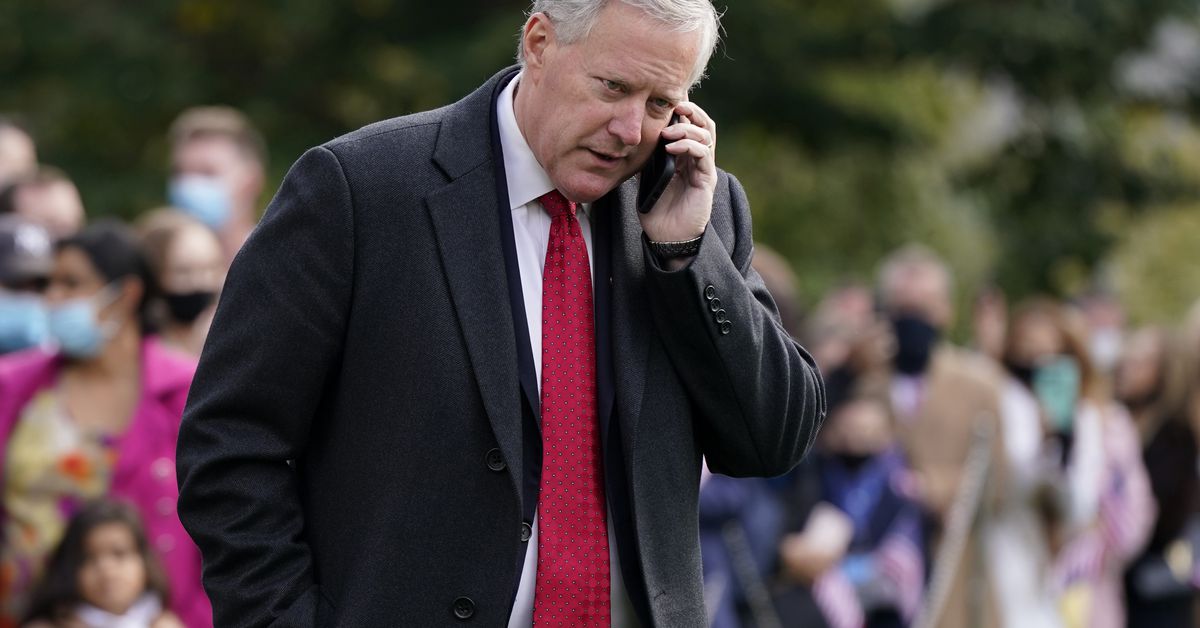 Trump chief of staff Mark Meadows diagnosed with
COVID-19 1