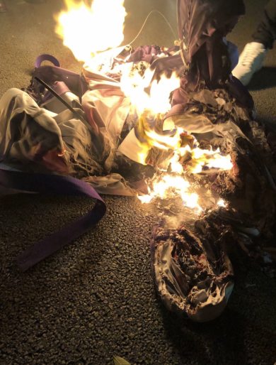 Anti-Police Student Group Launches Fireworks, Bricks at
Police in Riot 1