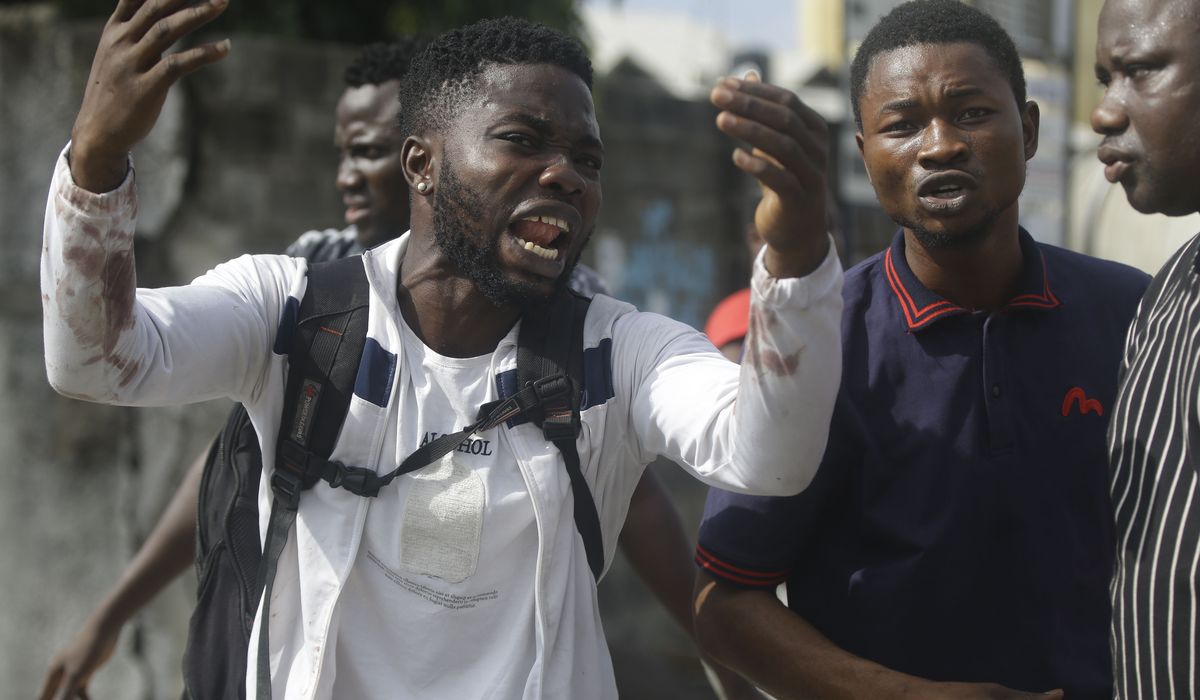 Black Lives Matter inspires Nigerians to protest police
tactics 1