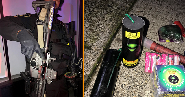 Armed Protester Arrested and Explosive Devices Recovered,
Say Portland Police 1