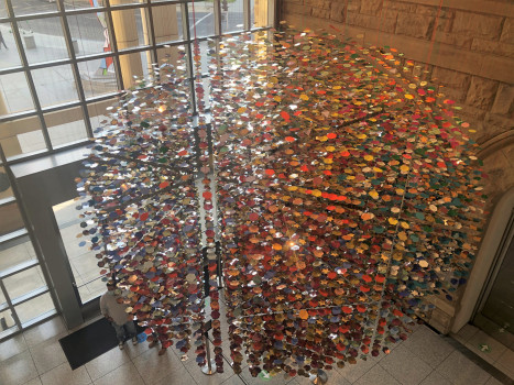 San Jose Museum of Art reopens to visitors with a
splash 1