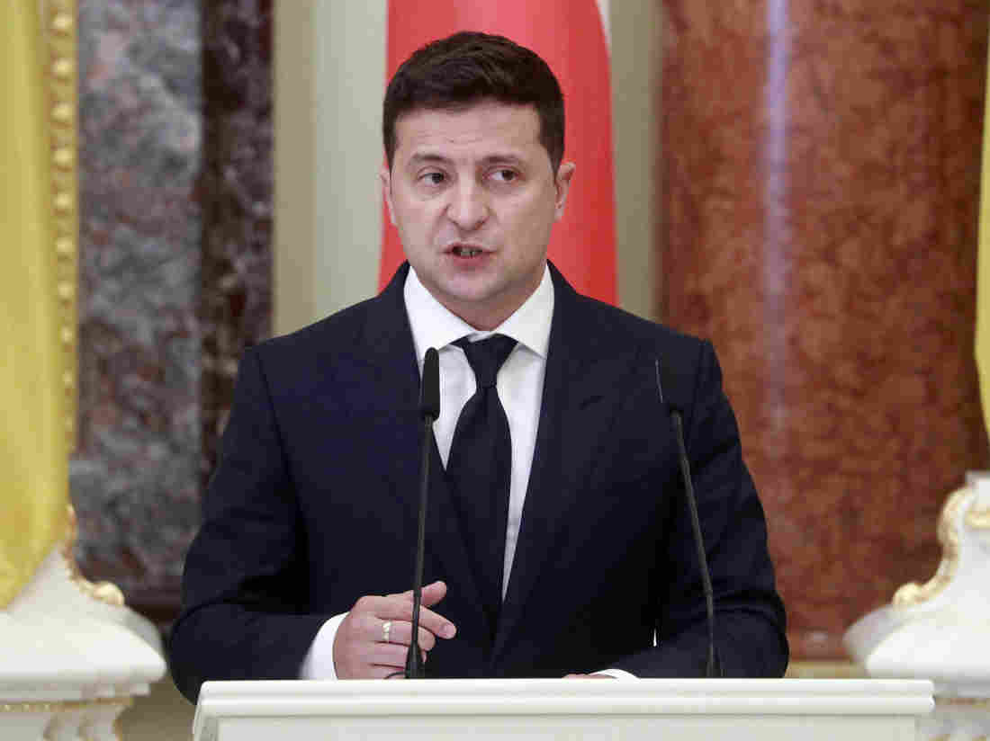 Ukraine's President Hospitalized With COVID-19 1