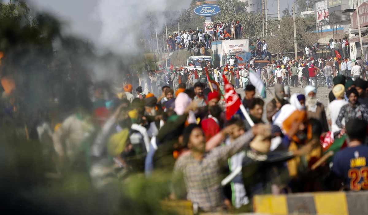 Indian government invites protesting farmers for
talks 1