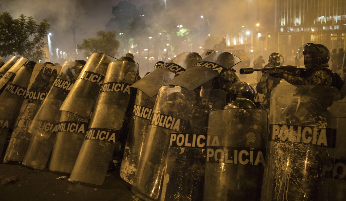 Peru president's ouster sparks wave of youth-led
protests 1