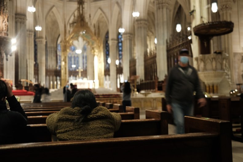 NY Bishop Doesn't See Conflict Between Pope's Criticism of
Those Protesting COVID Restrictions and Supreme Court
Ruling 1