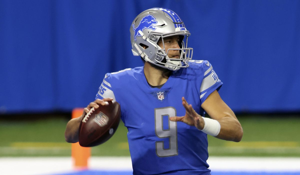 Lions place QB Matthew Stafford on Reserve/COVID-19
list 1