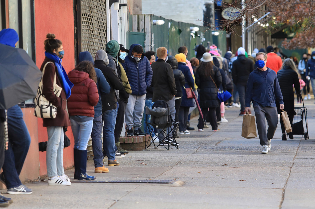 NYC sees six-hour lines for COVID-19 testing ahead of
Thanksgiving 1