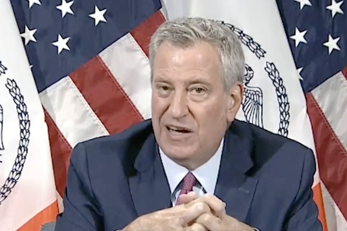 NYC ‘dangerously close’ to second COVID-19 wave, de Blasio
says 1