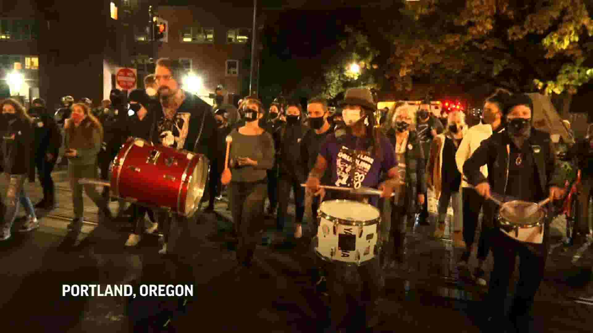 Election results bring out protests across U.S. 1