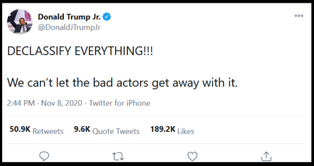 Donald Trump Jr: "Declassify Everything"... 1