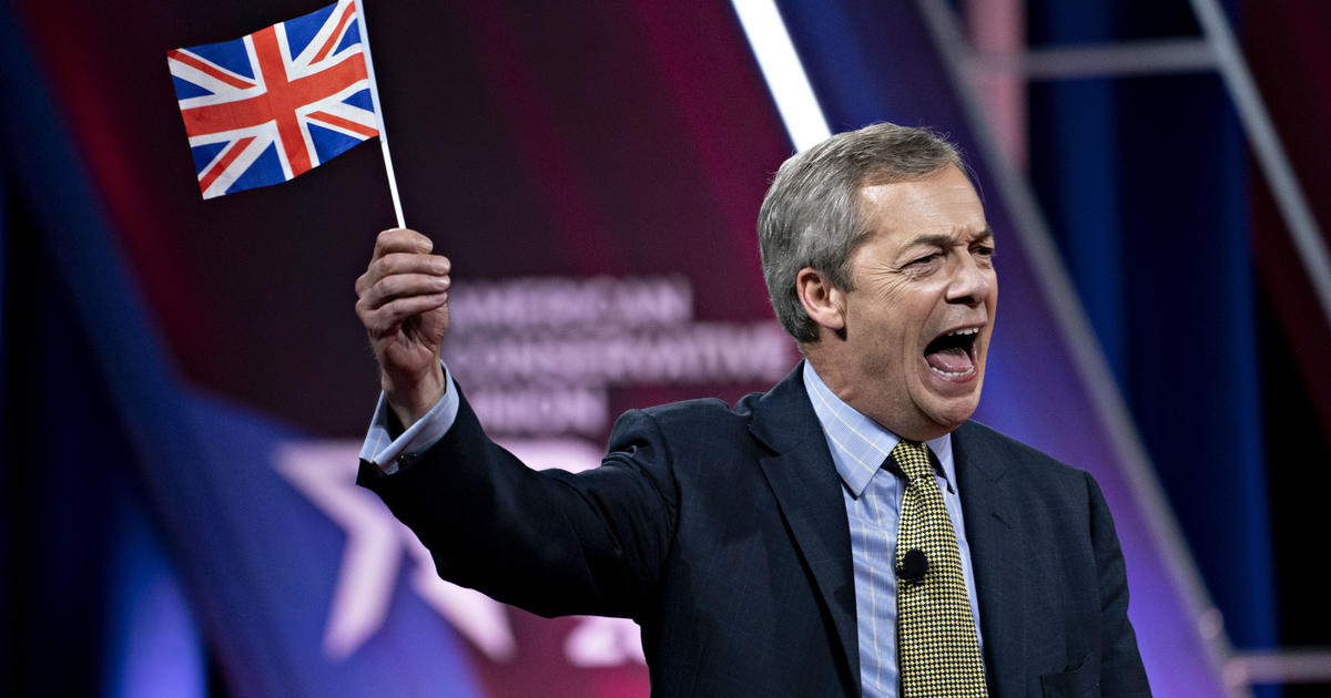Nigel Farage rebrands Brexit Party to challenge U.K.'s
COVID-19 lockdown 1
