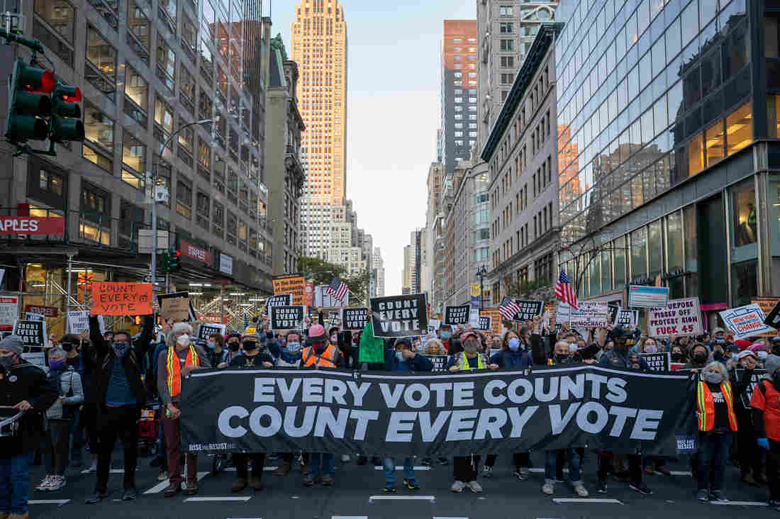 'Count Every Vote!': Large Post-Election Protests Seen In
Several U.S. Cities 1