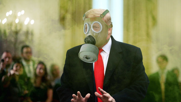 ‘You Have Disappointed Me,’ Trump Tells Room Full Of
Supporters While Strapping On Gas Mask 1 ‘You Have Disappointed Me,’ Trump Tells Room Full Of
Supporters While Strapping On Gas Mask 1