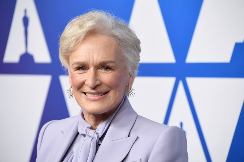 Glenn Close Cheers on Joe and Kamala in Biden Mask and
Aviators 1