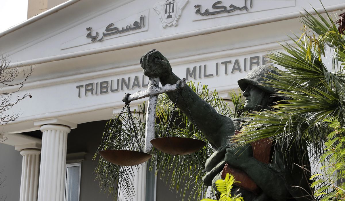 In Lebanon, army courts target anti-government
protesters 1