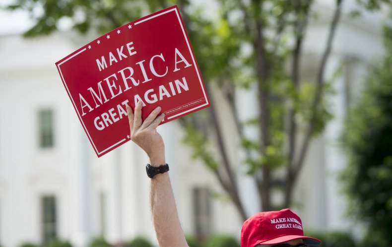 Trump Supporters Pray to Clark County Election Office Doors
for a Red Nevada Win 1