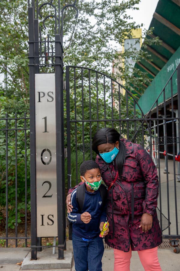When New York City Schools Reopen, 765,000 Students Won’t Be
There 1