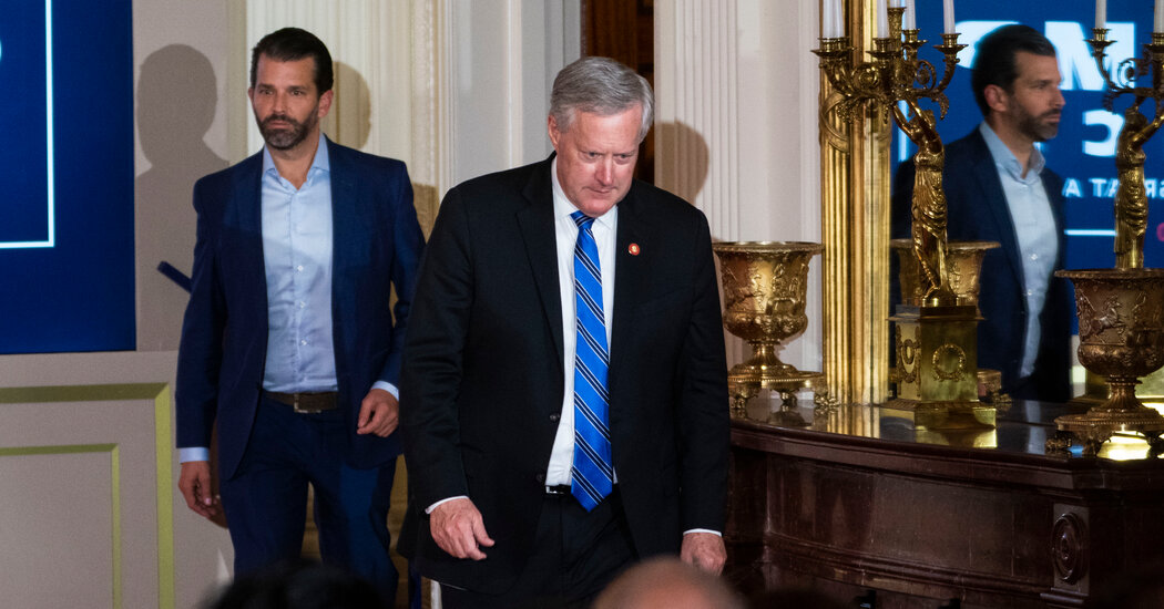 Mark Meadows, Trump’s Chief of Staff, Has the
Coronavirus 1