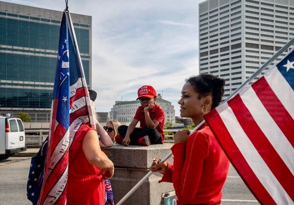 In a Year of Protest Cries, Now It’s ‘Count Every Vote!’ and
‘Stop the Steal!’ 1