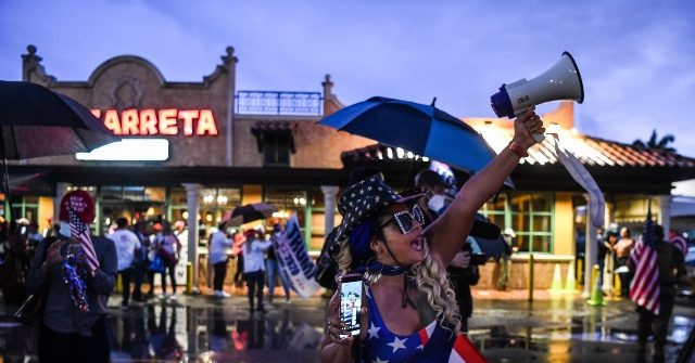 Miami Hispanics Hold Festive 'Protect the Vote' Protest in
Support of Trump 1