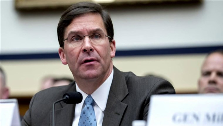 Trump's firing of Esper raises concerns about national
security during Trump's final days in office 1