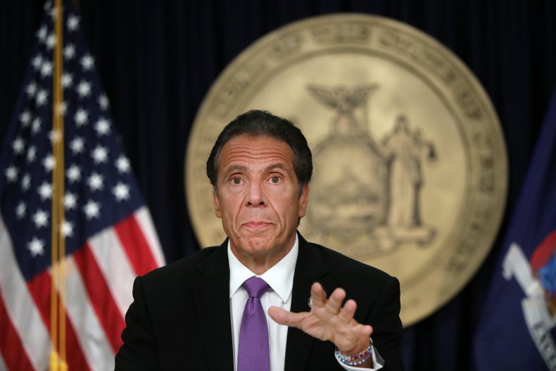 Gov. Cuomo Will Let New York Schools Close Monday if
Infection Rate Surpasses 3 Percent 1