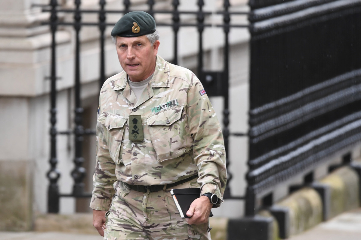 Top UK military commander Nick Carter fears COVID-19 could
spark third world war 1